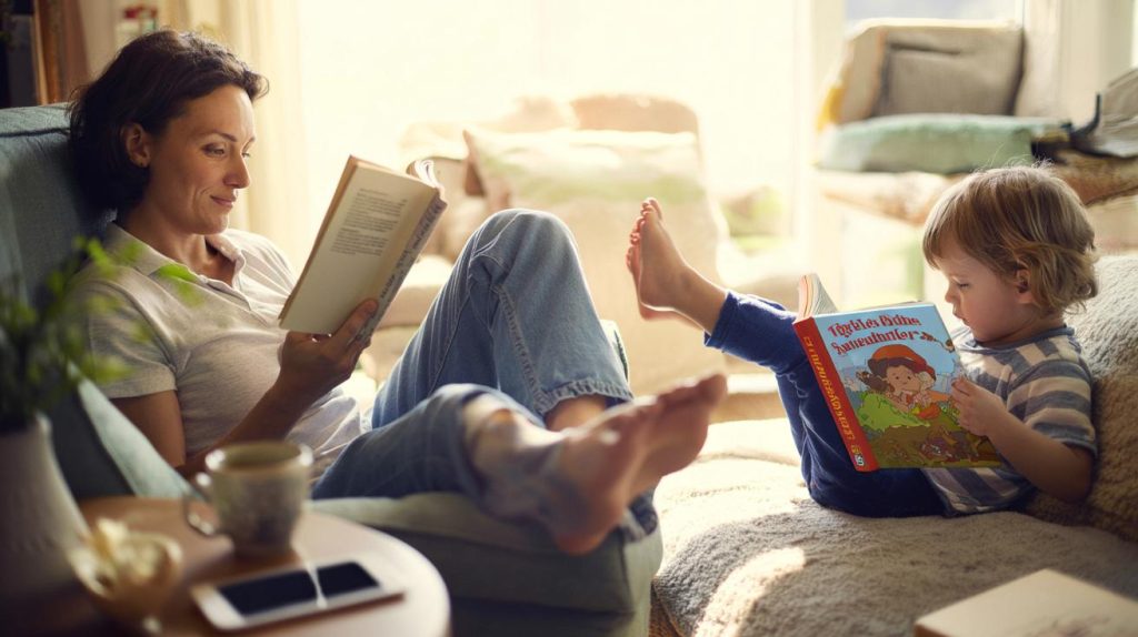Warum Kinder stärkere Nerven kriegen, wenn sie ihre Eltern beim Lesen beobachten